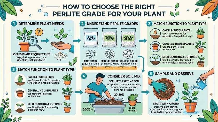 perlite ratio for indoor plants
