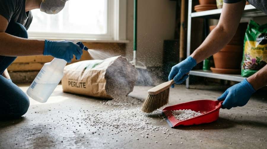 what is perlite dust
