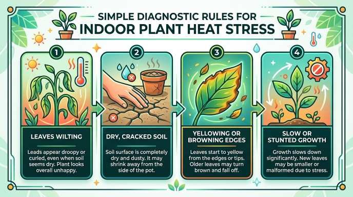 heat stress in houseplants
