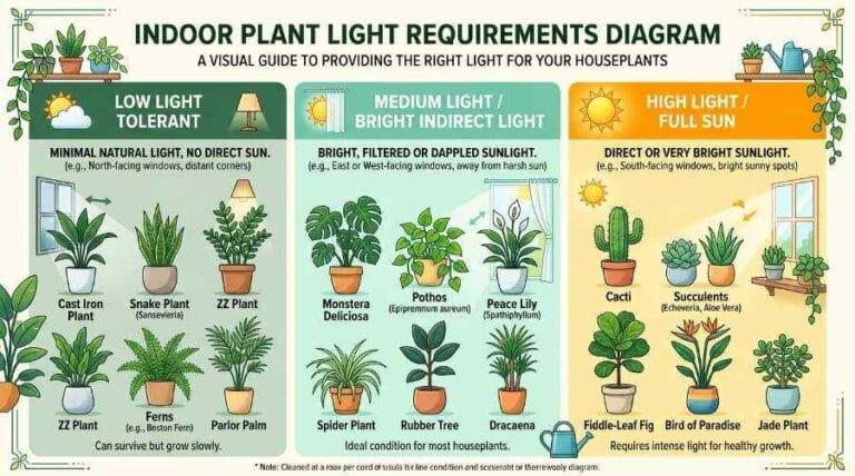 how much light do indoor plants need