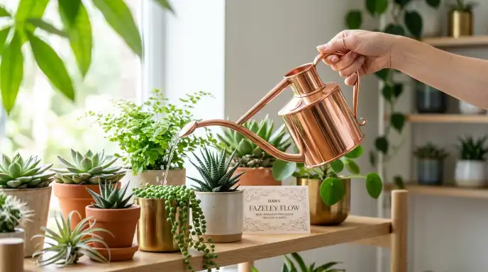 long-spout watering cans for indoor plants