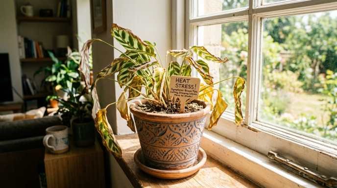heat stress in houseplants