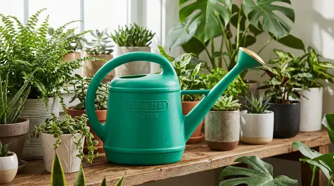 long-spout watering cans for indoor plants