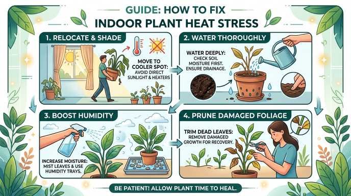 heat stress in houseplants
