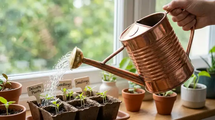 long-spout watering cans for indoor plants