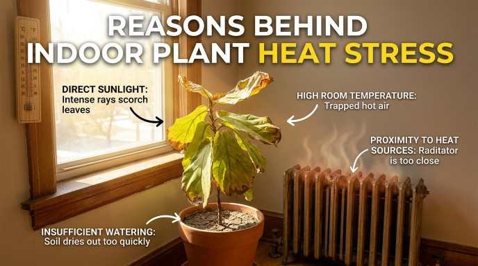 heat stress in houseplants
