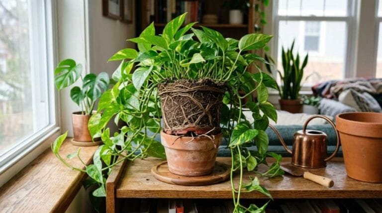 best time of year to repot houseplants