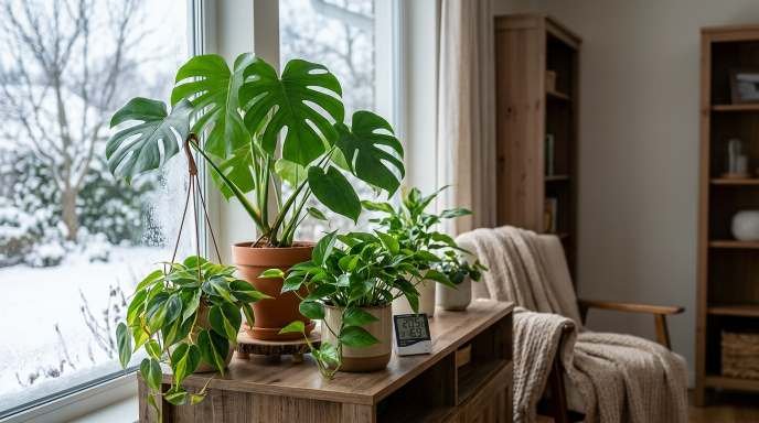 protect indoor plants from winter cold