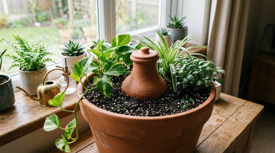 repot a houseplant without killing it
