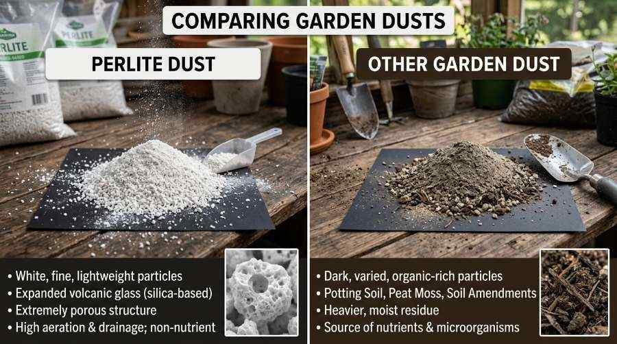 what is perlite dust
