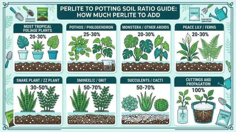 perlite ratio for indoor plants