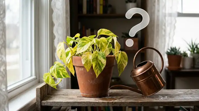 overwatering vs underwatering yellow leaves