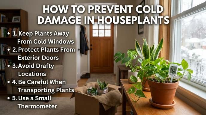 cold damage on houseplants
