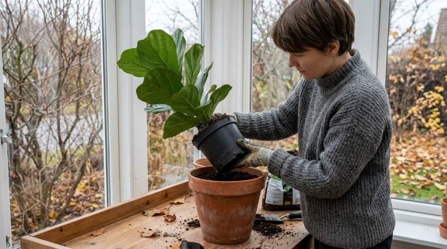 best time of year to repot houseplants
