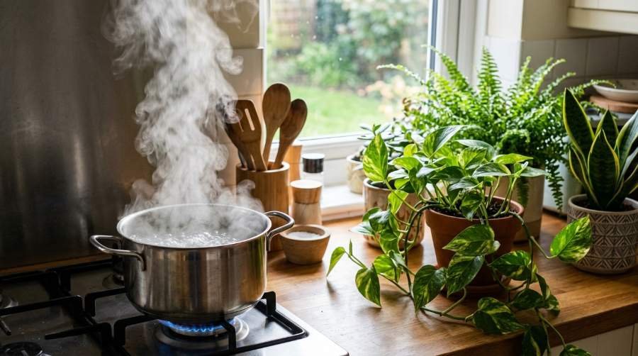 increase humidity without a humidifier
