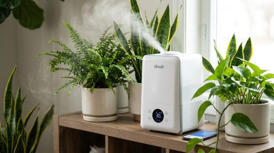 Levoit OasisMist 450S smart humidifier for houseplants with 4.5L tank.