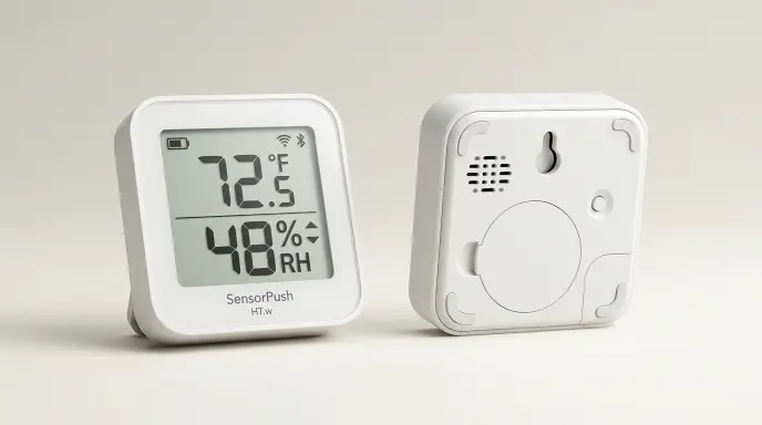 SensorPush HT.w smart hygrometer with mesh network capability for remote monitoring