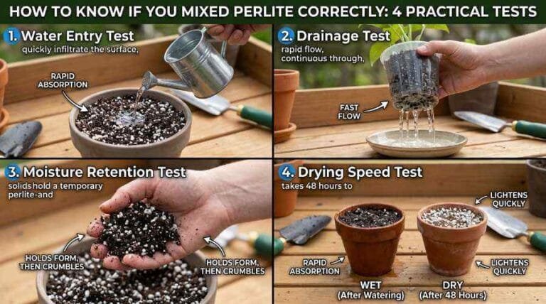 how to add perlite to potting soil