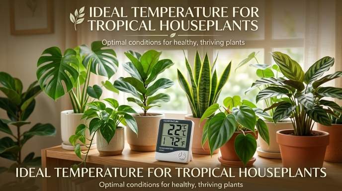 ideal temperature for houseplants
