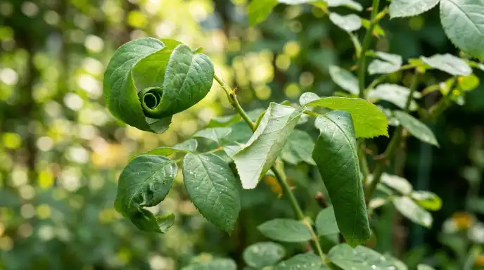 Why is my houseplant dying? Curling leaves on houseplant from heat stress, low humidity, or pests
