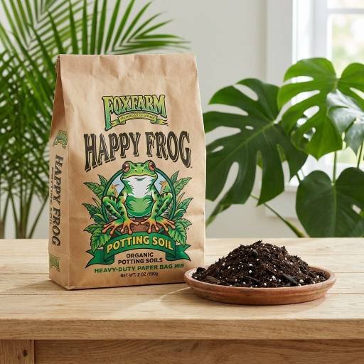 foxfarm happy frog potting soil with active soil microbes and mycorrhizae
